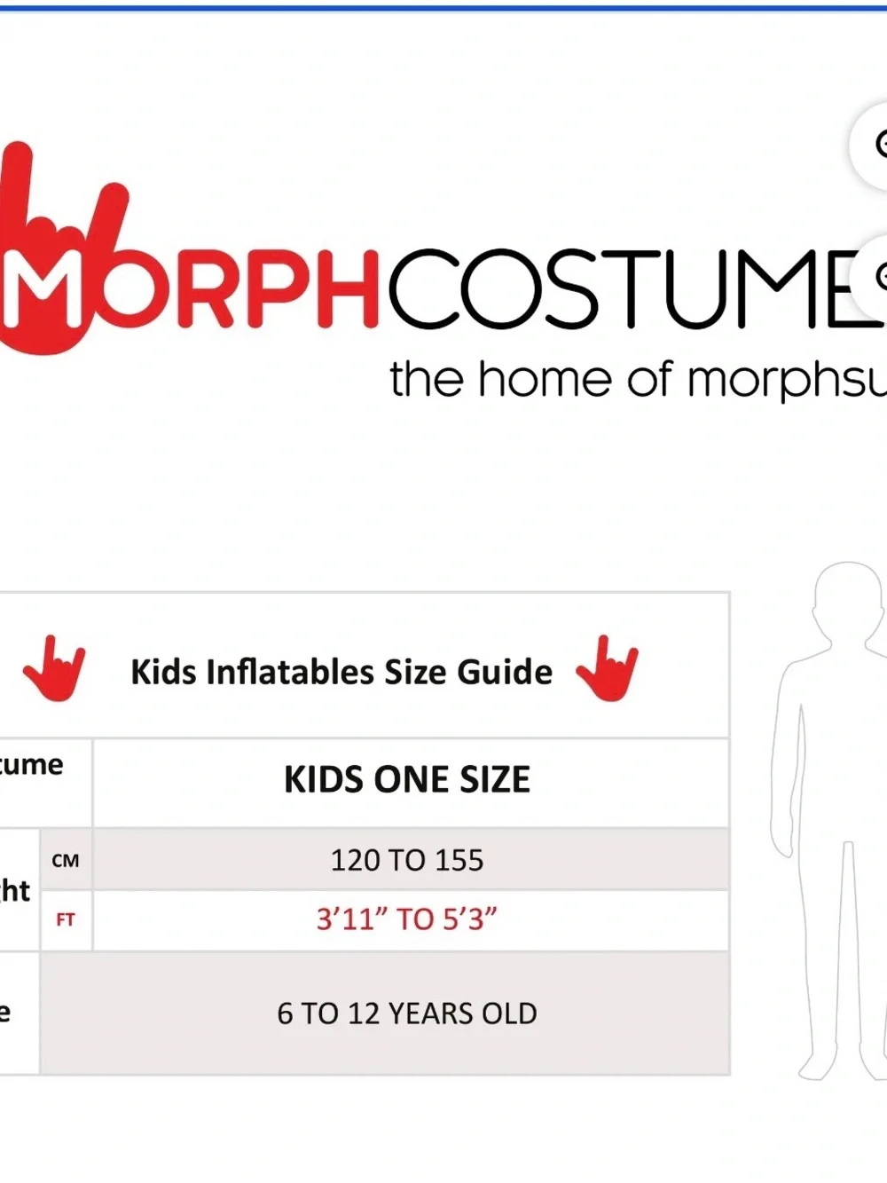 Kids Light-Up Purple Ghoul Pick-Me-Up Inflatable Costume